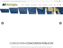 Tablet Screenshot of energiaconcursos.com.br